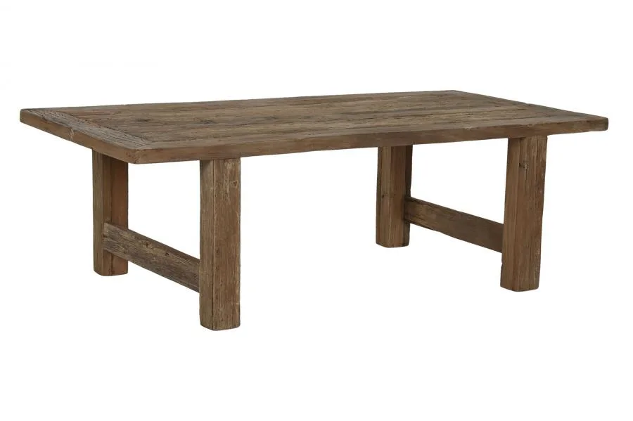 Mesa de centro de teca reciclada 140X70X45 - Imagen 6