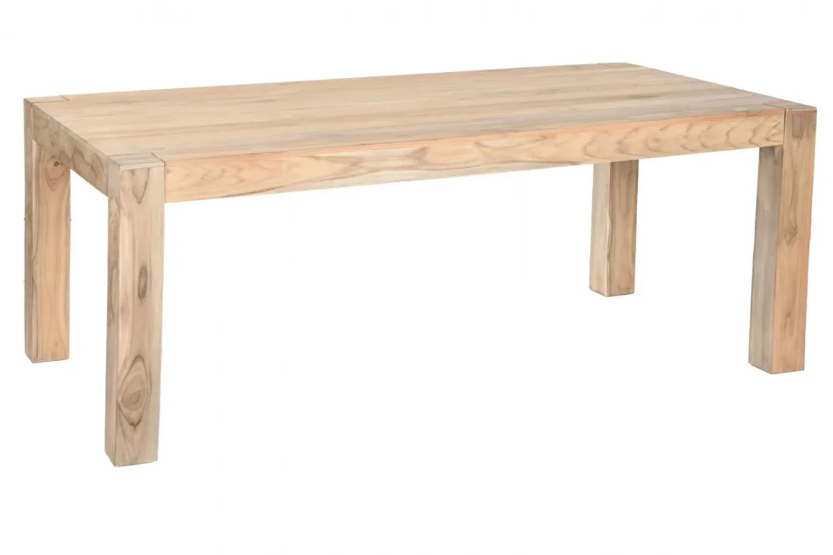 Mesa de comedor de teca de 2 metros - Imagen 5