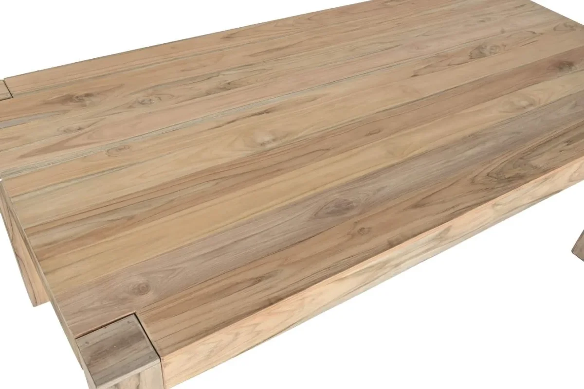 Mesa de comedor de teca de 2 metros - Imagen 4