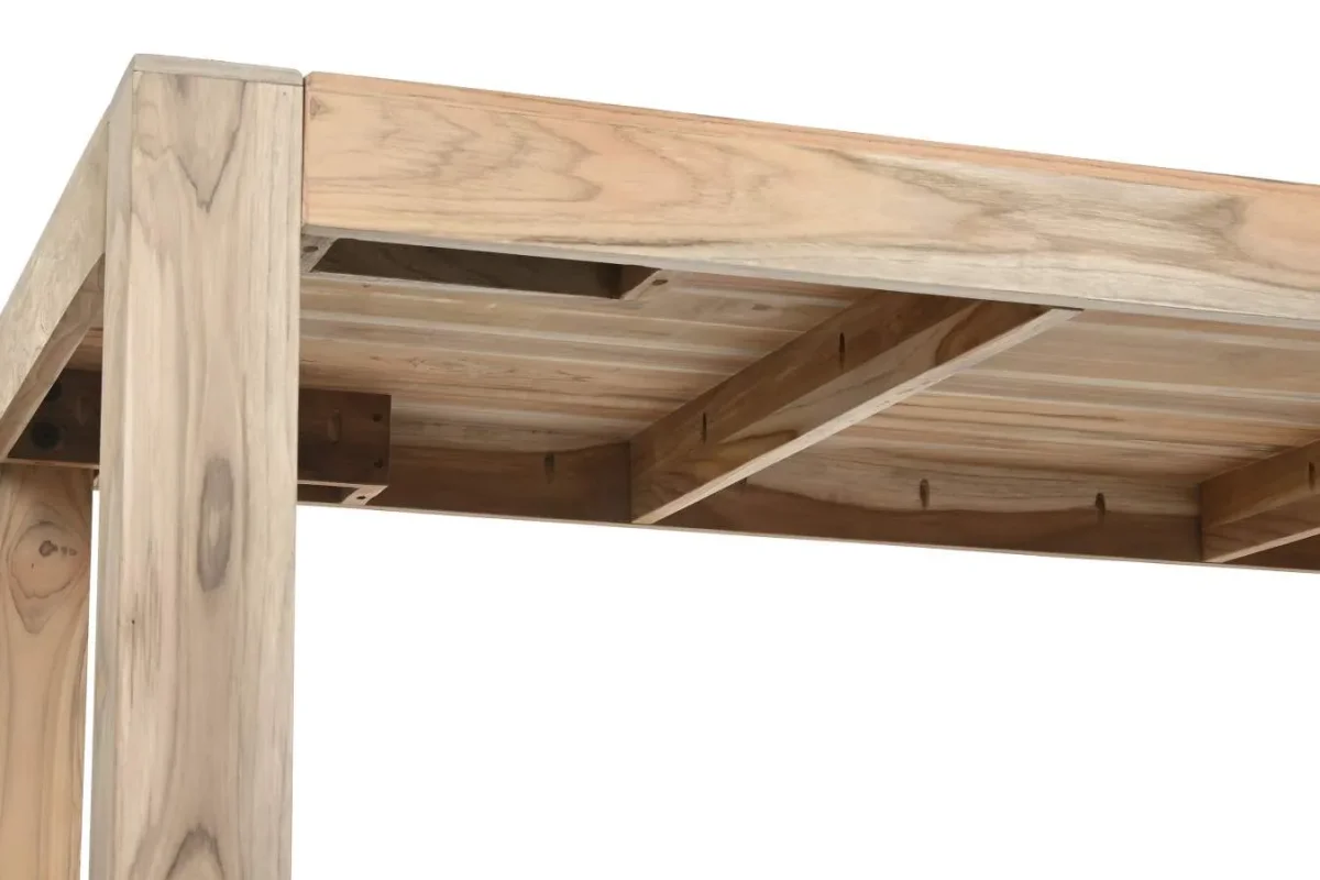 Mesa de comedor de teca de 2 metros - Imagen 6