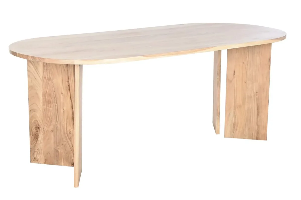 Mesa de comedor de acacia 200X90X76 - Imagen 3