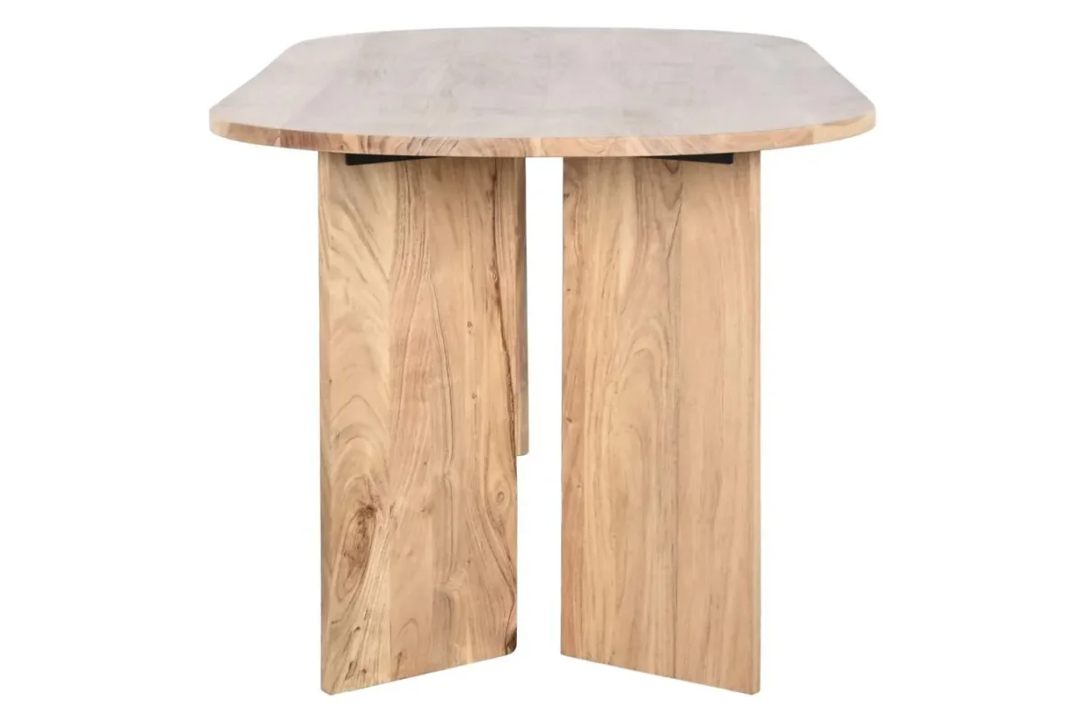 Mesa de comedor de acacia 200X90X76 - Imagen 7