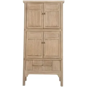 Armario de madera maciza 92X42X189