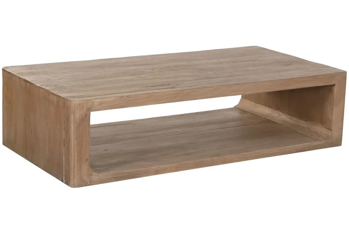 Mesa de centro de olmo macizo 140X71X35 - Imagen 6