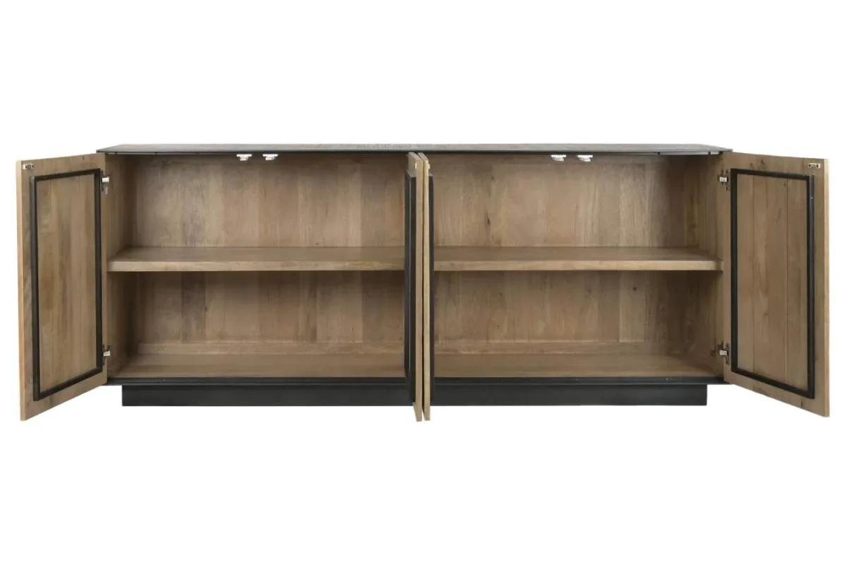 Buffet de mango y metal 200X44X80 - Imagen 5