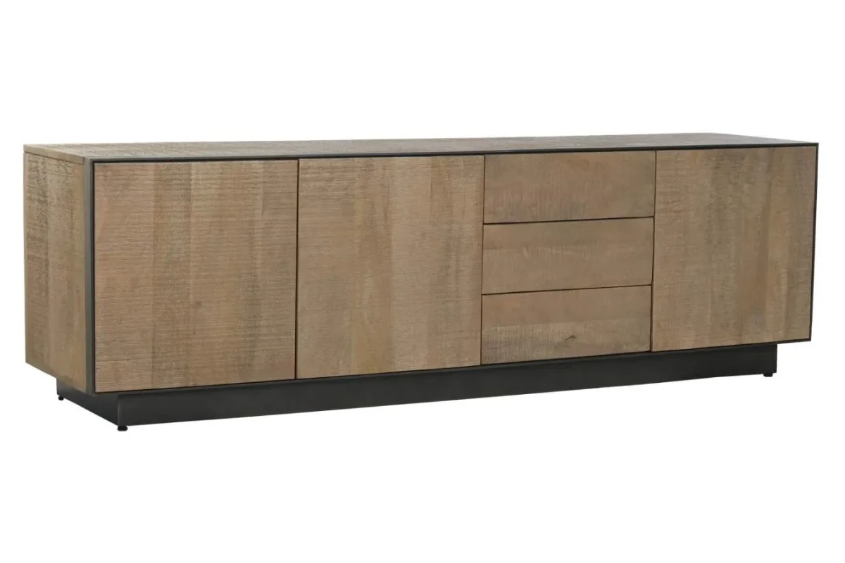 Mueble TV de mango y metal 180X44X55 - Imagen 3