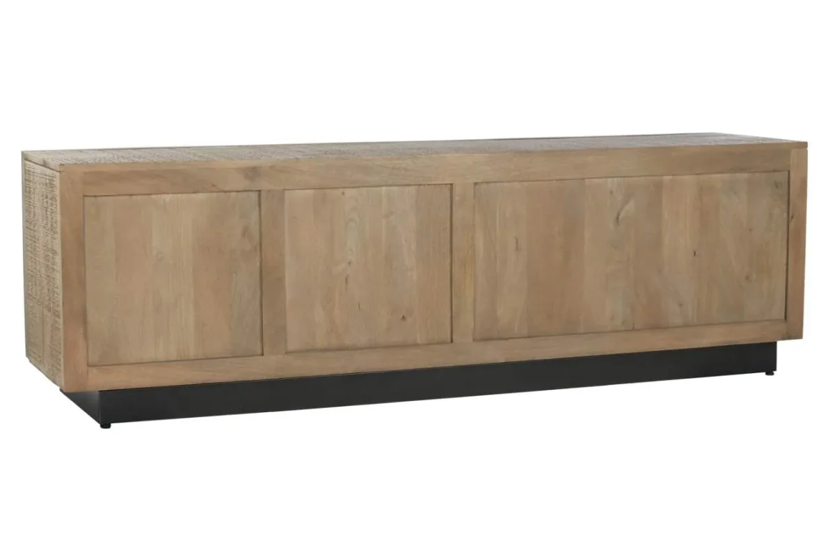 Mueble TV de mango y metal 180X44X55 - Imagen 4