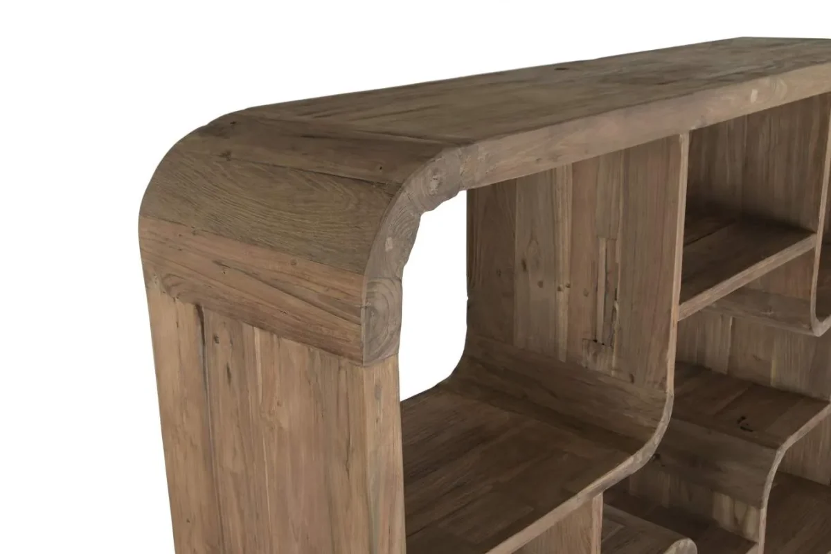 Estantería de teca reciclada 140X30X220 - Imagen 5