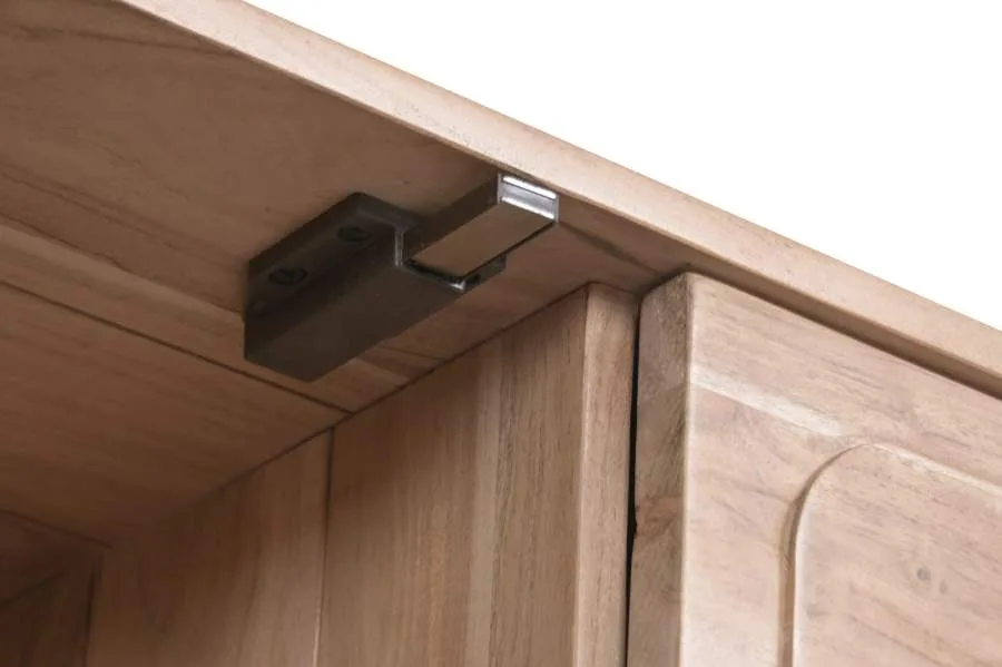 Buffet de madera de acacia 160X40X80 - Imagen 7