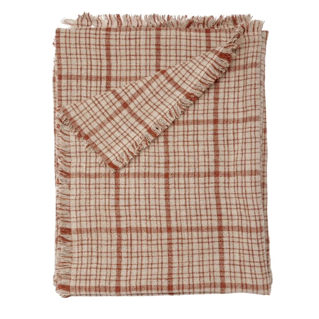 Plaid cama de lino 100% natural GADELA