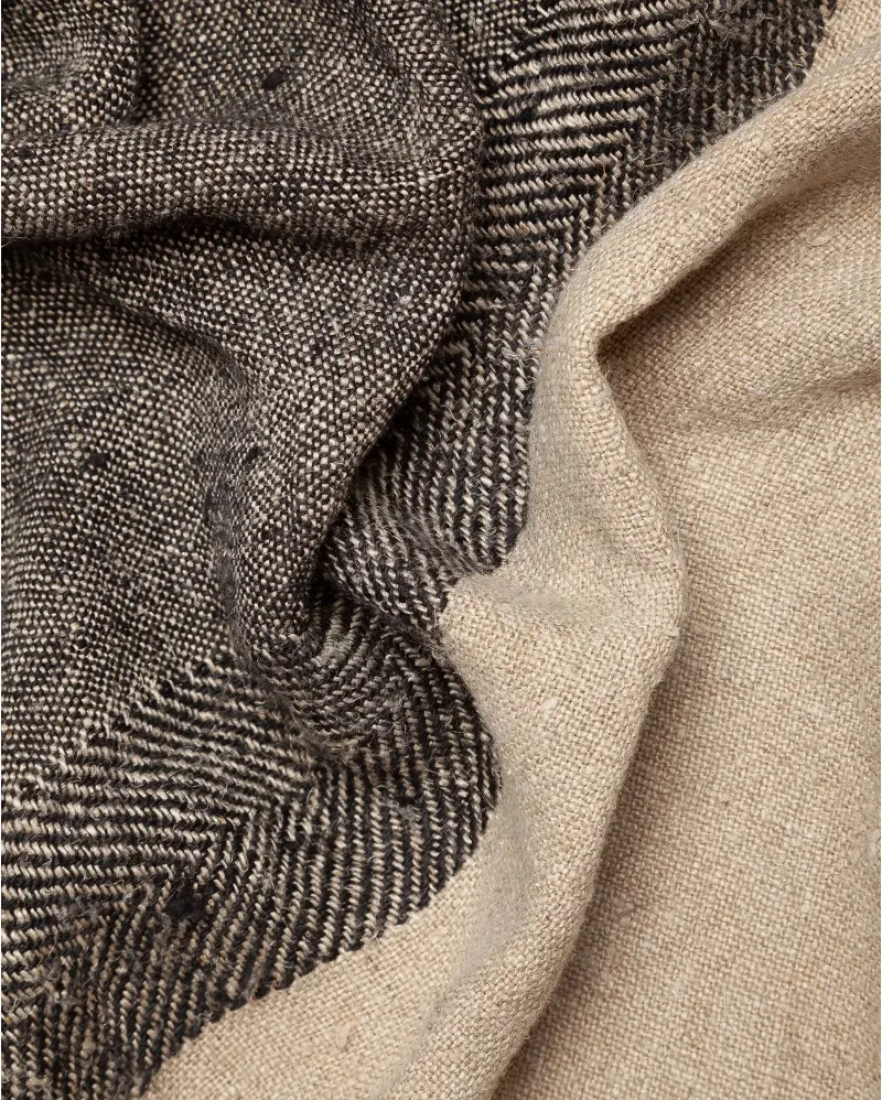 Plaid DADDAL de 100% lino natural - Imagen 6