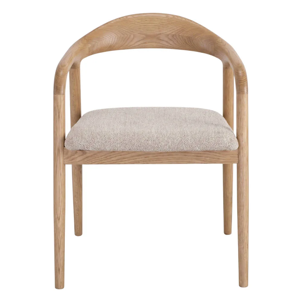 Silla de madera con brazos de estilo contemporáneo - Imagen 3