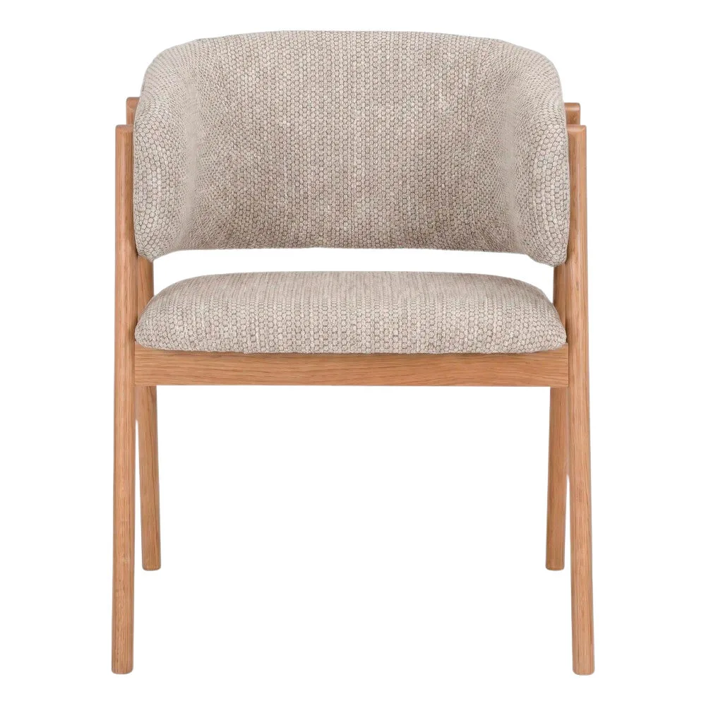 Silla de madera de olmo torneada tapizada - Imagen 4