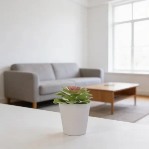 Planta Artificial Suculenta Flor