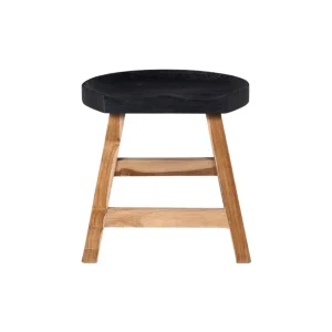 Taburete KING de madera de teca reciclada