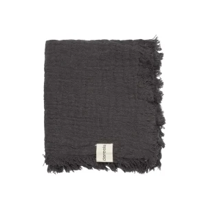 Toalla de muselina doble capa gris antracita NADU (70x50cm)