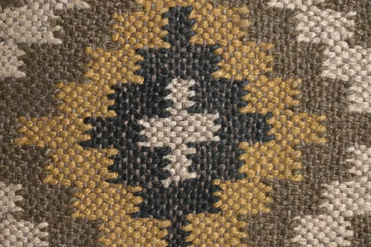 Cojín kilim de lana y yute 40X60 - Imagen 3