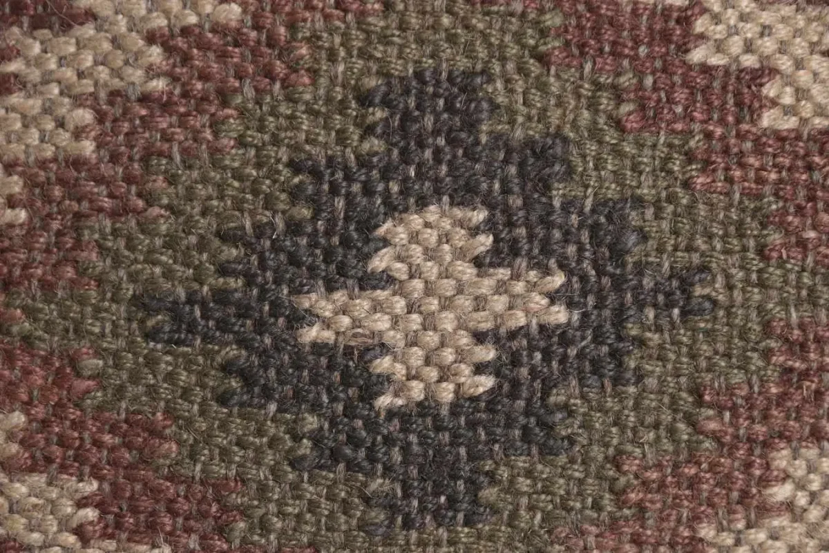Cojín kilim de lana y yute 40X60 - Imagen 4